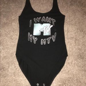 American Eagle MTV Bodysuit NWT